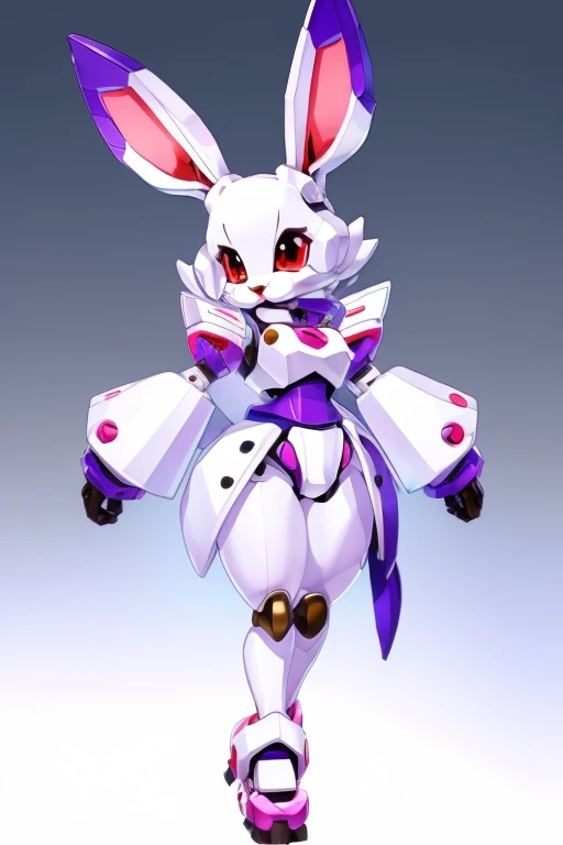  female furry sara rabbit medabots style