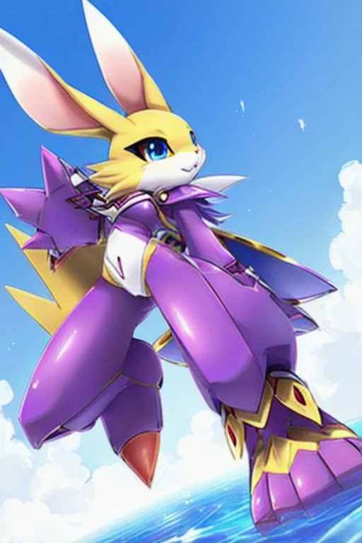  female furry sara rabbit digimon style