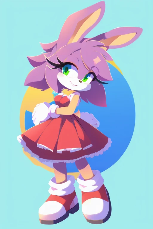  female furry sara rabbit fluffy sonic style