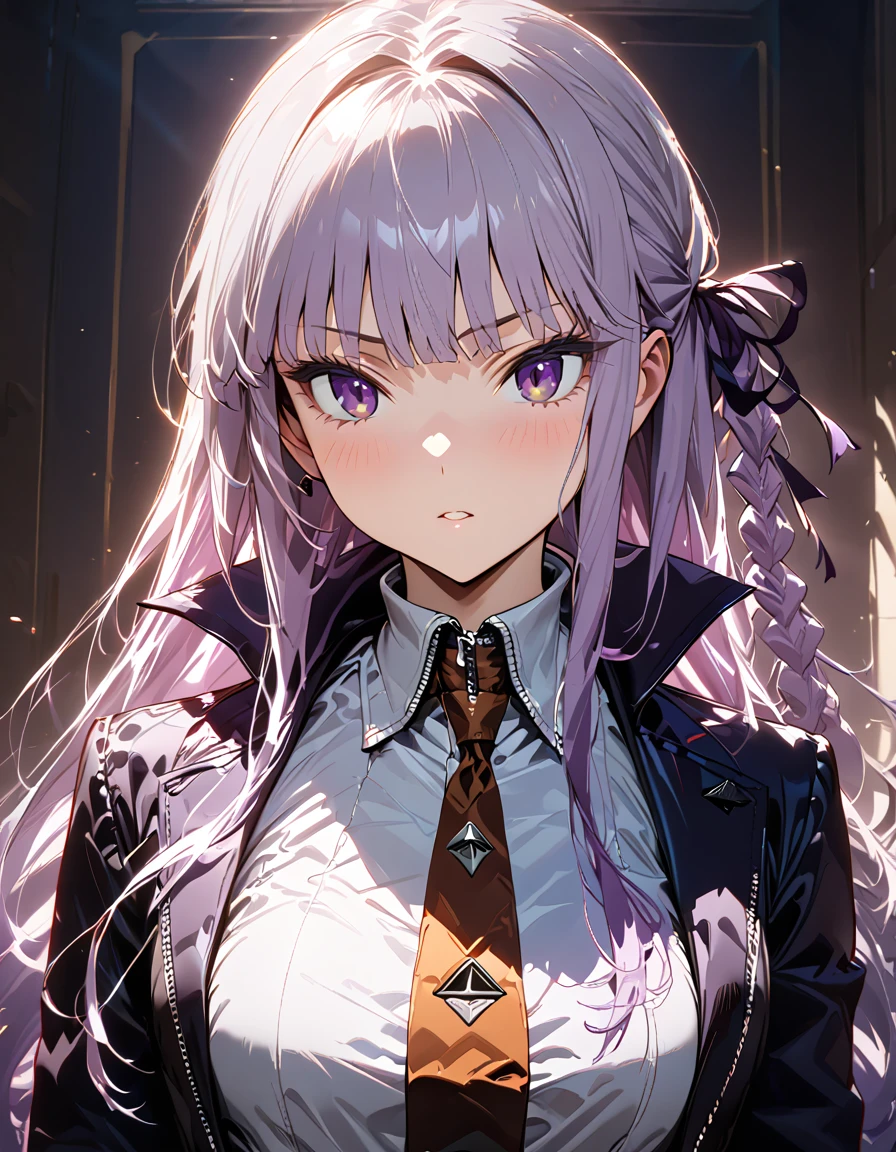 (kirigiri kyoko), (absurdres, masterpiece, best quality, ultra detailed), (cinematic lighting), 