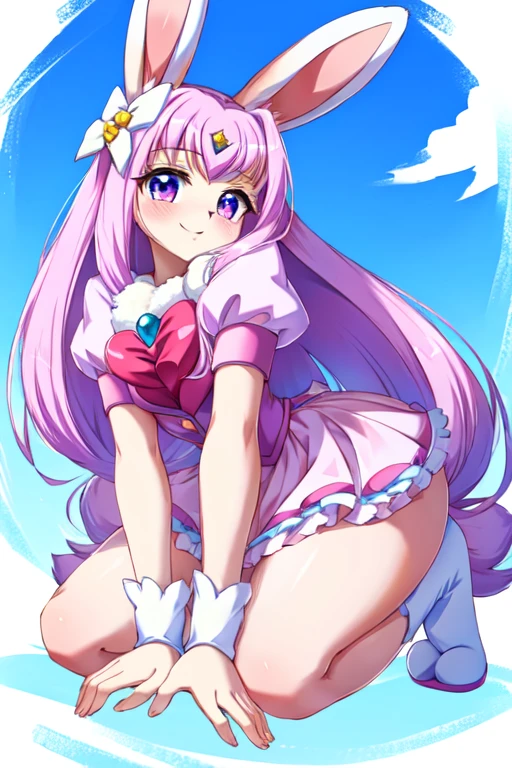  female furry sara rabbit precure style 