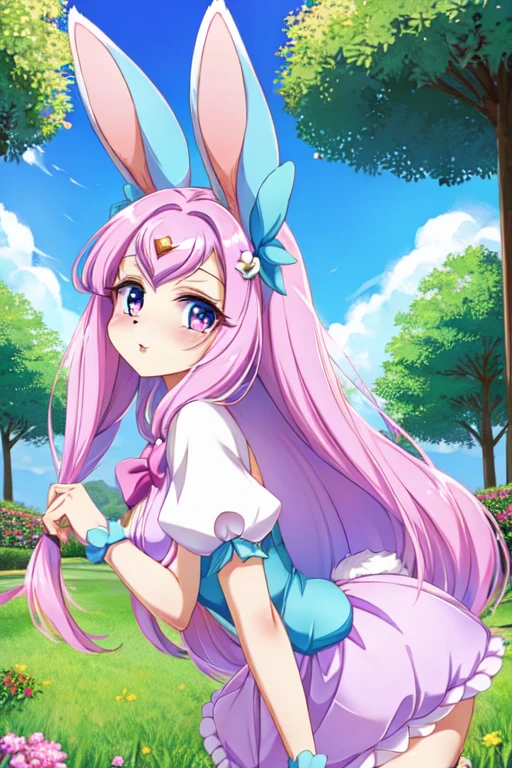  female furry sara rabbit precure style 