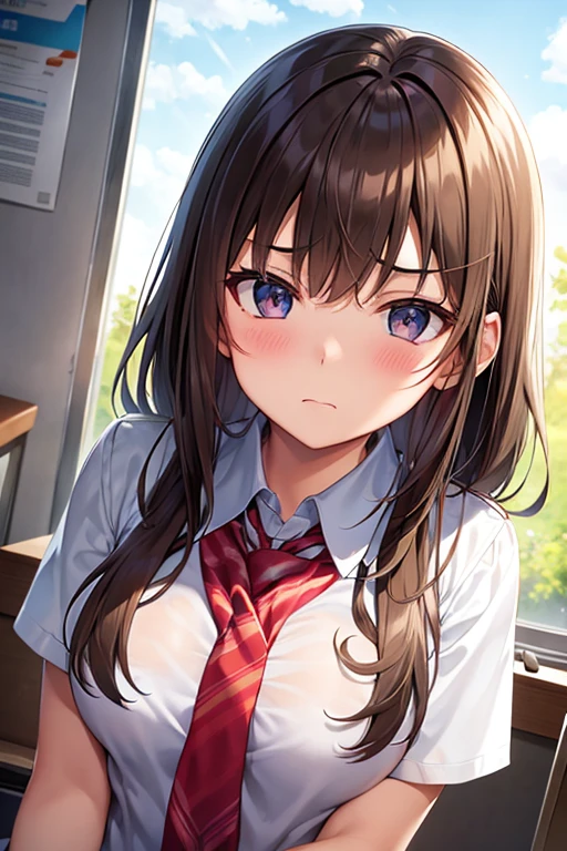 nicoyazawa, <lora:nicoyazawa-lora-nochekaiser:1>,
nico yazawa, black hair, (red eyes:1.5), twintails, hair bow, bow, red bow, (flat chest:1.2),
BREAK blazer, blue skirt, jacket, otonokizaka school uniform, pleated skirt, school uniform, winter uniform,
BREAK looking at viewer,
BREAK indoors, classroom,
BREAK <lyco:GoodHands-beta2:1>, (masterpiece:1.2), best quality, high resolution, unity 8k wallpaper, (illustration:0.8), (beautiful detailed eyes:1.6), extremely detailed face, perfect lighting, extremely detailed CG, (perfect hands, perfect anatomy),