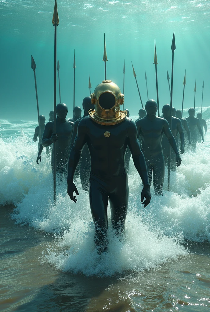 (ddstyle:1.1), painting of deformed (deep ones) rising out of the ocean, realistic, profile, (silhouettes:1.2), full body crowd shot, detailed grotesque bodies, nighttime, moonlight, intricate background  <lora:the_conspiracy_b3:0.8>