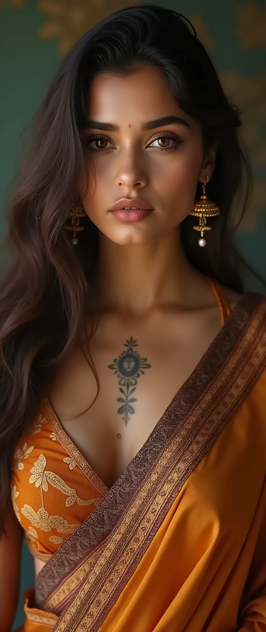(completamente desnuda1:1)realista, 8k, Super hermosa chica 1 persona, Pelo largo blanco de cola de caballo rubia, , Tanga clara、 Hermoso pecho grande, erectile in sujetador, Flaccid udder ,Chino, Iris heterochromatic eyes, Piel hermosa ultrarrealista, , Abdominales y muslos entrenados, (Cytologically correct limbs)pinatada de body paint de catrina cuerpo completo