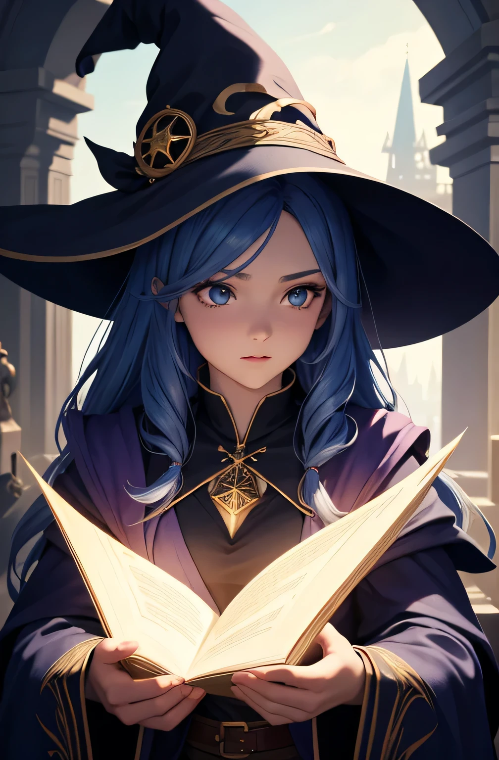 wizard, witch har, masterpiece ,extremely fine and beautiful colors, extremely beautiful and fain design, amazing sapraizz, dynamic production, cinematic lighting ,high resolution ,8k, best quality