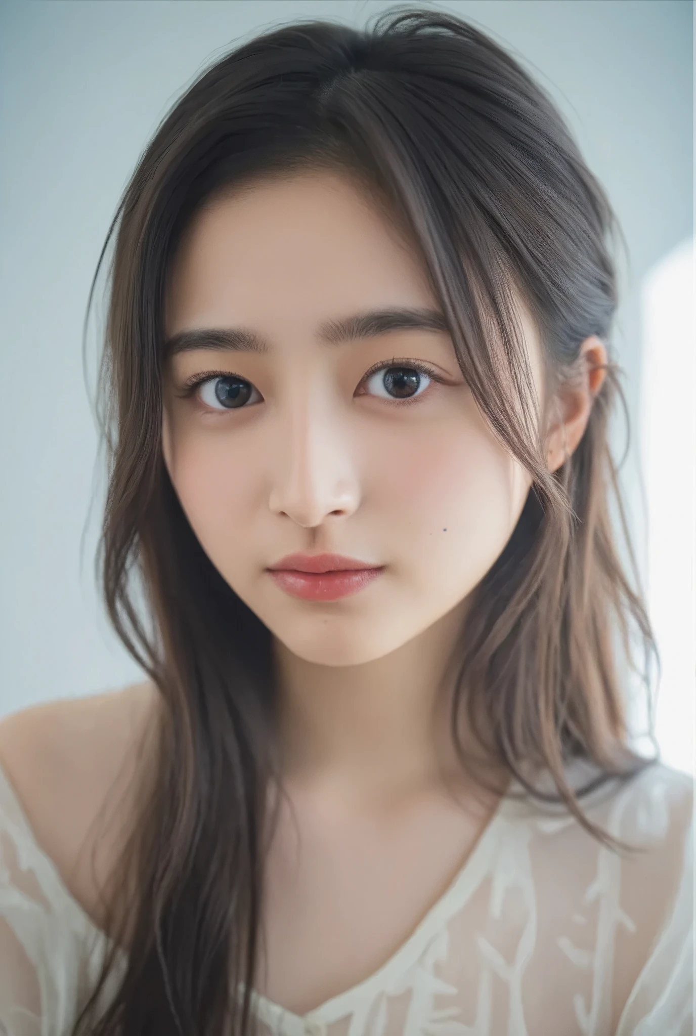 かわいいJapanese womenの写真, ((smile:1.78)), 20 years old, (photo Realistic:1.4), (hyper Realistic:1.4), (Realistic:1.3), (Smoother lighting:1.05), (Improving the quality of cinema lighting:0.9), 32K, 1 person,20 years oldの, Realistic lighting, Backlight, The light is on your face, Ray Tracing, (Bright light:1.2), (Improved quality:1.4), (Highest quality Realistic textured skin:1.4), fine grain, Detailed face,(smile:0), (Enhance facial close-ups:1.3), (Improves skin texture:1.1),((Highly accurate anatomy:1.0)), (Improves skin texture:1.1), clean, Glowing Skin, mesh, thin:1.2, (Realistic:1.3), Realisticなライティング, (Smoother lighting:1.05), 32K, Japanese women, fine grain, Detailed face, (Film Grain:1.1),(Accentuate your body lines:1.1), High resolution, Natural look, Kind eyes, Improves hair quality, Delicate light and shadow, Transparent muscles, Graceful pose, Beautiful Eyes, Sharp details, Soft light reflection, Beautiful contours, Delicate skin tones, Thin hair type,かわいいJapanese womenの写真,