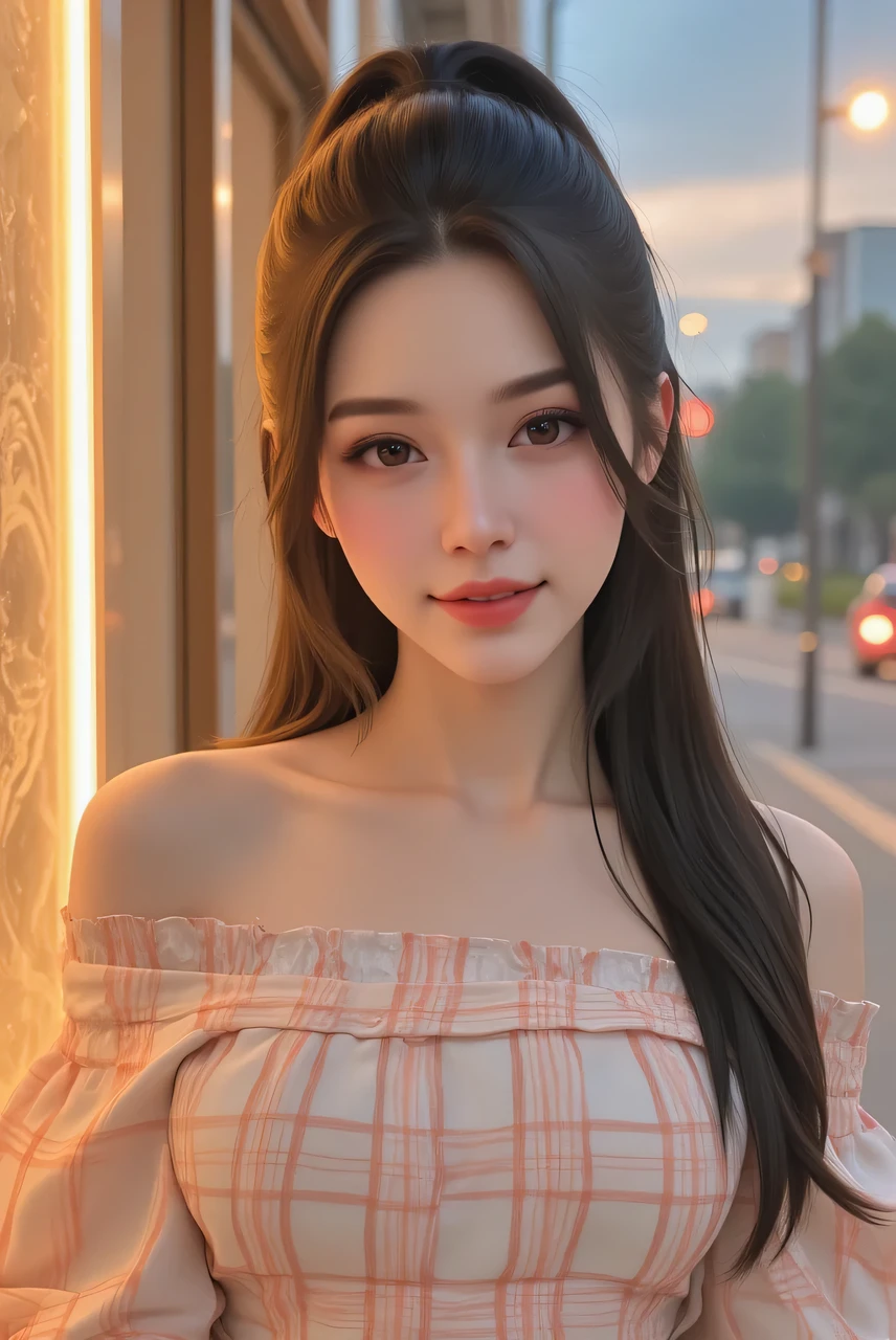 (((Full and soft breasts,)))(((Huge breasts))) (((Cleavage))) (Perfect curvy figure), Asian woman in dress poses for photo in Alafid, beautiful中国模特, beautiful年轻韩国女人, beautiful south korean woman, young Lovely wan asian face, beautiful young korean woman, wan Lovely韩国脸, Popular content on cgstation, 年轻Lovely韩国面孔, ruan Lovely vtuber, beautiful asian girl, Dilraba Dilmurat,  masterpiece, Super deformation, (((whole body:1.3))), 超high resolution, RAW photos, masterpiece, Extremely detailed, 8K, Full and detailed hair, high resolution, best quality, 超high resolution, Extremely detailed face and eyes, (((Reality:1.4))), Looking at the audience, (((Smile:1.3))), Lovely, (((Large Breasts:1.5))), (((Ray Tracing:1.4))), ((((Long legs:1.4)))),  best quality , masterpiece, Big buttocks, Rich facial details, beautiful, ((very detailed of hair )) , (((16 years old:1.2))), Thin lips, big eyes, high resolution, Lure, blue eyes , Slim waist, 8K:1.2, 16K:1.2, high resolution,
Carol is behind the uhd, Inspired by Hajime Sorayama,