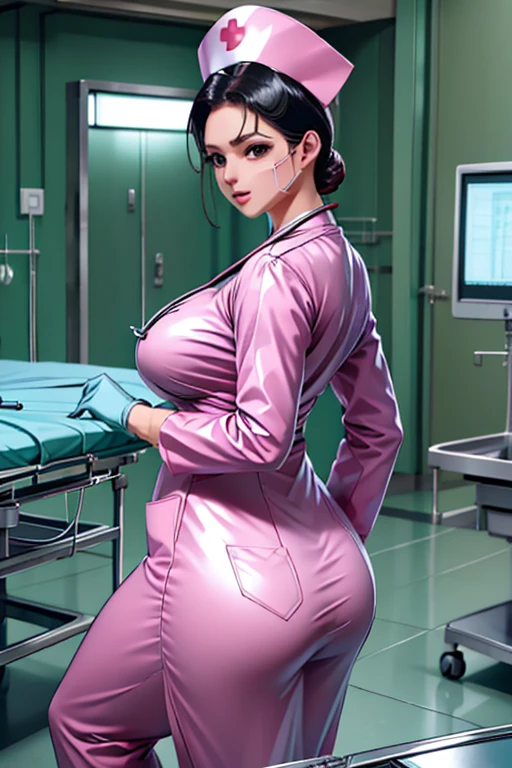 nurse uniform,hospital, latex nurse suit,nurses,busty,elbow gloves,labcoat,black hair woman,red eyes , gigantic ,medical instruments,asian nurse,two nurses,speculum,examination room,oversize ,big ass ,strap on, lay on table ,legs spreaded,giving birth,gyno chair , dentist,Milf,latex,red uniform,oversize breasts,diaper