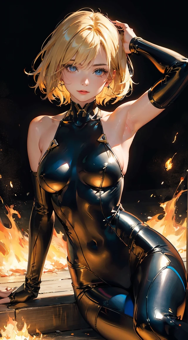 Bowsette, Hot cleavage, frontal view of the tits, Tits in close-up, hot provocative tits, very hot cleavage, only her, 1 girl, titfuck pose, titfuck position, titfuck view, corset, ((corset)), horns, crown, full body, crown visible, horns visible, covered nipples, evil smile, into the volcano, her tits touch the lava and Bowsette burns, Bowsette's tits are on fire and burn in the lava, The floor is molten lava, lava bath, covered in lava, her tits are burning from the lava.  lava background,  burned on the lava,  burning on the lava, her tits burning from the lava, sweaty tits, sweaty, very hot environment, very high temperature, in a volcano, Tits covered with lava, tits in the lava, burning  in The lava, Tits resting on the lava while they burn, Tits with a lot of sweat, very wet tits, tits soaked in lava, hot lava touching and wetting her tits, burning tits, very sweaty tits, Bowsette lying on the floor with lava while her tits are resting on the lava and are burning from the lava, A river of lava under her tits begins to burn her lingerie, her tits are smoldering and burning, her tits are reddened from the heat of the lava and magma running across the floor and reaching her tits, tits completely covered with sweat, a lot of sweat, soaked tits, very wet tits.
