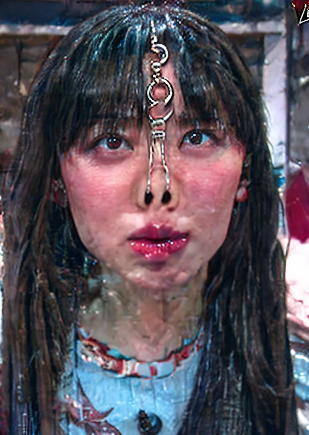 (masterpiece, 16k,8k,4K ,Very detailed:1.1),(Beautiful Face:1.1),(One Girl:1.1),Age 25,Japanese Girls,(Jewelry Lifting:1.3),(urination:1.4),(Embarrassing:1.2), Open your mouth,I opened my eyes,Medium Shot,Moaning,(traces of saliva), Eyes Wide Open, (Frowning),(Crazy Eyes) ,Heavily wet,(Wet thighs),(Open leg pose),C cup breasts,(cum running down her legs),Black Hair,Squirting on your own, Wet clothes, The face of a talented person,I can't hold my Squirting, doggy pose, Her body can't hold my Squirting, Squirting in the middle of town,stand up, Hyper cum desperate face,Embarrassing face,Painful face, Covered in semen, cum on longtan,cum on face, vagina and anus,cum shot,Tied up with rope,ahegao,Suck your own breasts,drinking semen,cum shot in mouth,Pink nipples,Squeezing a penis between her buttocks,Intercrural sex