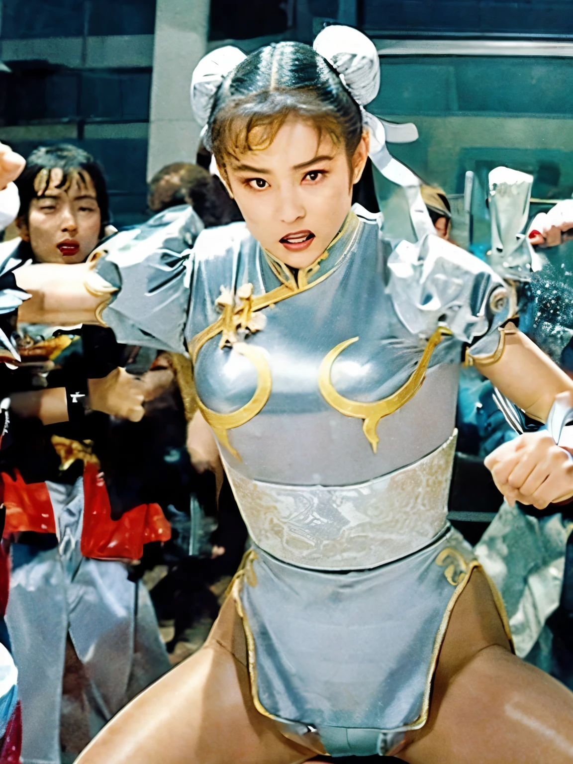 Draw Silver Costume and arm accurately, completely delete white band