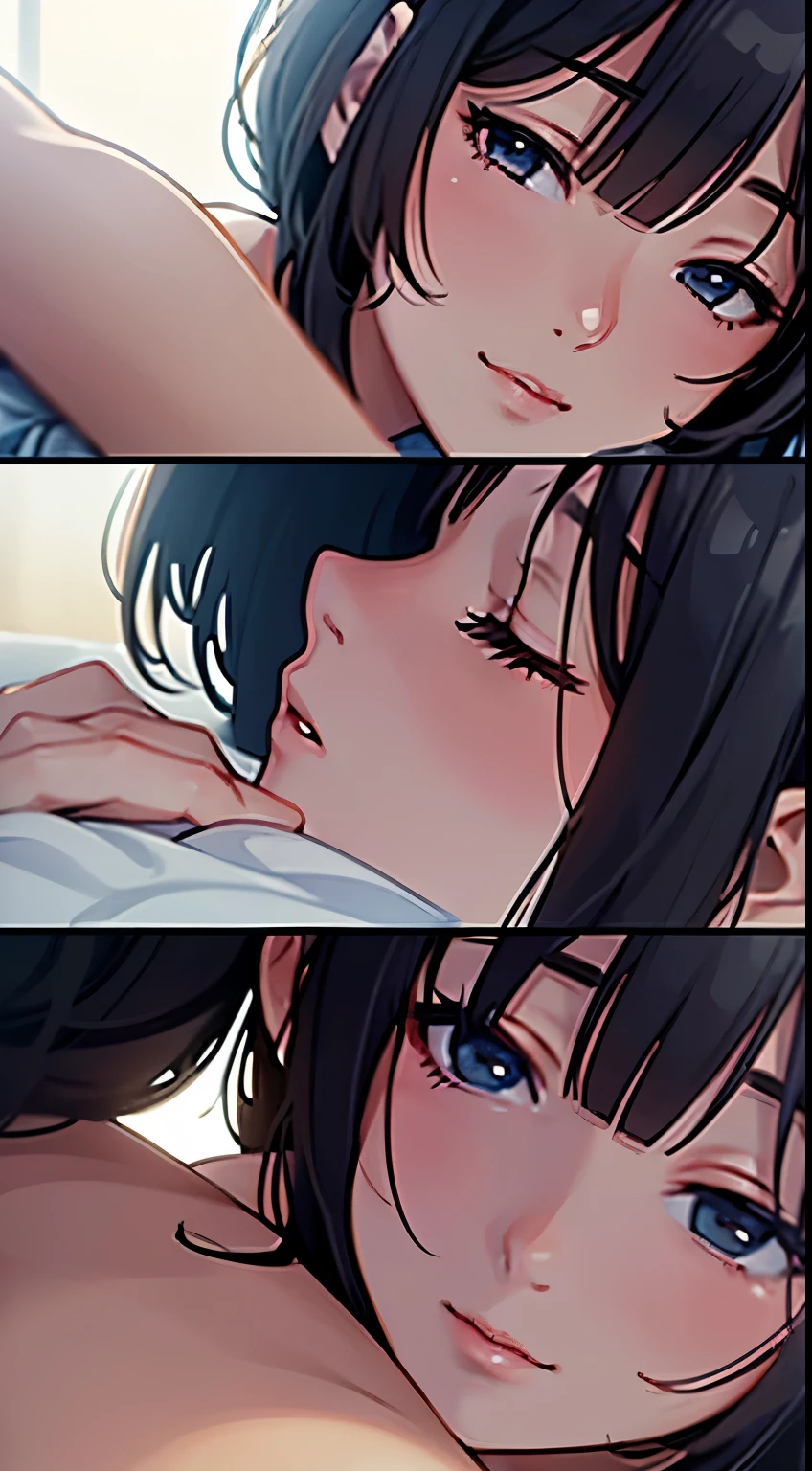 {{{{{16k, Camera angles close to face and tits, Sex shot with a childhood friend as she holds the camera with both hands to show her face}}}}}, {{{{{The person who visited me at the delivery sex service happened to be a childhood friend, and we had a touching reunion and he hugged me like a lover and we had sex as much as we could, She gaze me with her eyes upward drooling from the tip of her slender tongue and sticking out her tongue lovingly and She brings her face up to the lips of her beloved in front of her with a virgin's submissive expression and tries to kiss her with the tip of her tongue, Tonight I can fuck the girl in front of me however I want and she accepts it, transforming a Japanese girl into her facial rank to the SSS rank of top-notch pretty actresses, She's in a romantic hotel filled with female hormone steam, When I adjusted the control panel on the hotel wall to her innocent beautiful big tits slender underbust her appearance changed to a cute pure and gentle expression, she grew into a girl that she had an lewd fetish for lips and necks and waistlines, The lush growing tits and waistline of ripen quickly when the control panel is moved to her in her prime as a girl, her clearer nip line from underbust to hips, Her too-beautiful rounded tits wrapped in her tight knit sweater, Her hair is replaced by a bang long glossy very Straight black hair, The growing body is reproduced with thick vivid lips, She transforms her into a cute once-in-a-millennium}}}}},{{Extremely detailed}},{{{{{Her sex-tinted smile when I inserted it into her cunt and thrust it a few times, integrated Her naughty smile, her head small, She's white glutinous and beautiful that you want to fuck her her tits pulled together her nipples exposed and her hands spread wide to accept a fuck shot, Enchanting Too thick and erotic deep pink lips, Her thickened lips shimmer with luster}}}}}