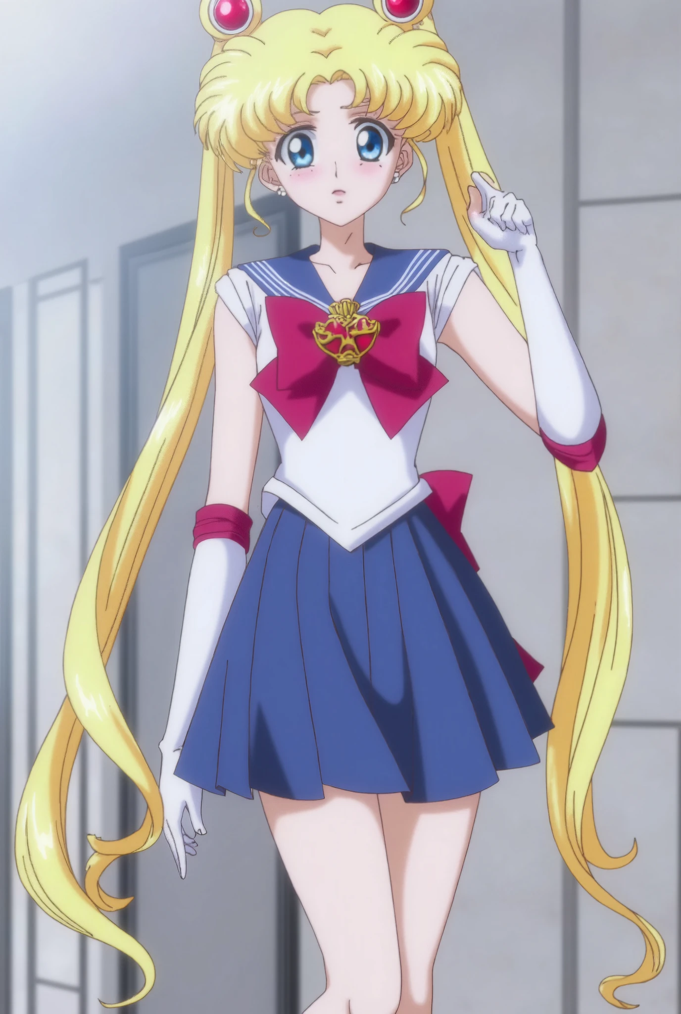 (masterpiece, Best quality:1.2),Sailor Moon， 1 girl, solitary
