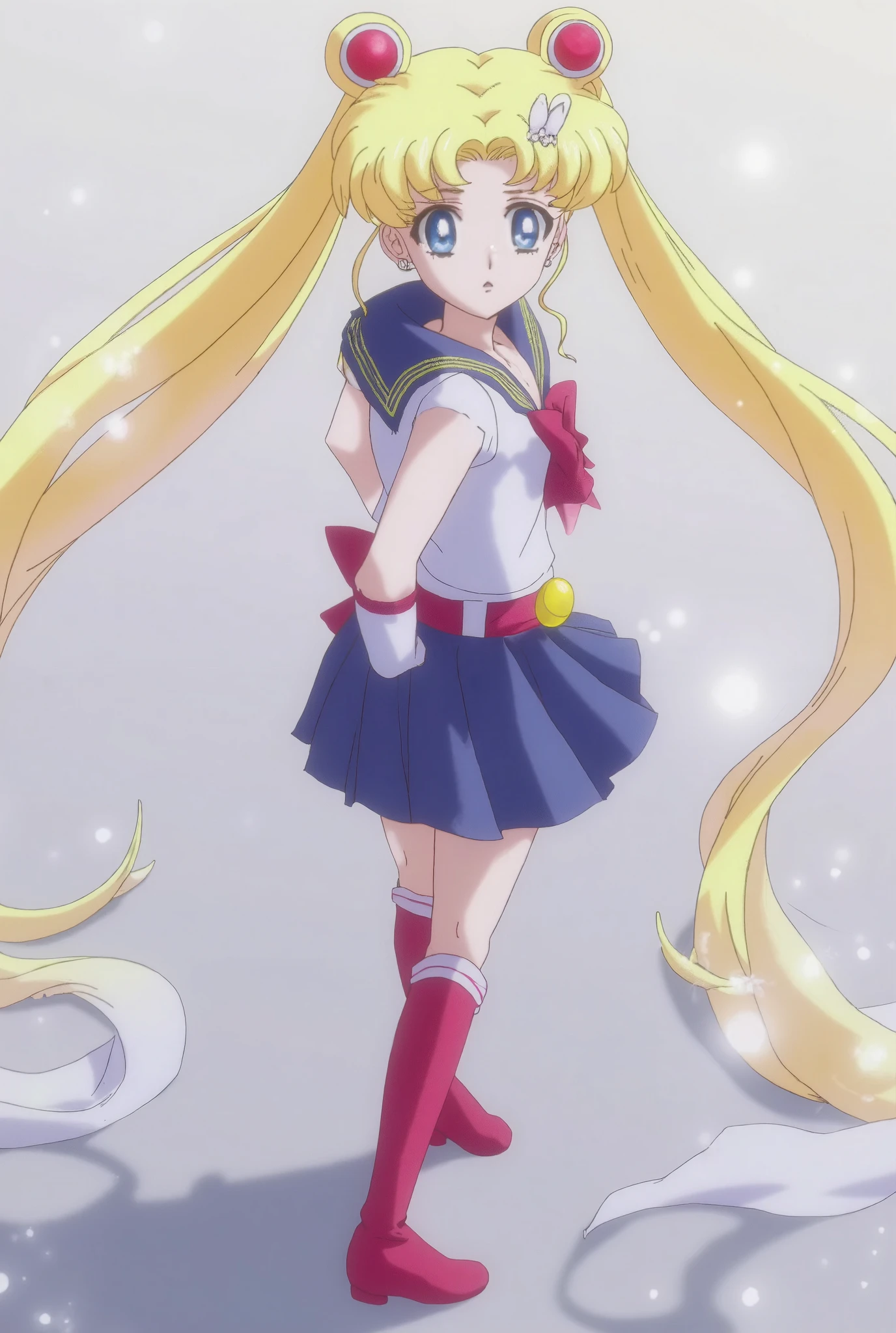 (masterpiece, Best quality:1.2),Sailor Moon， 1 girl, solitary
