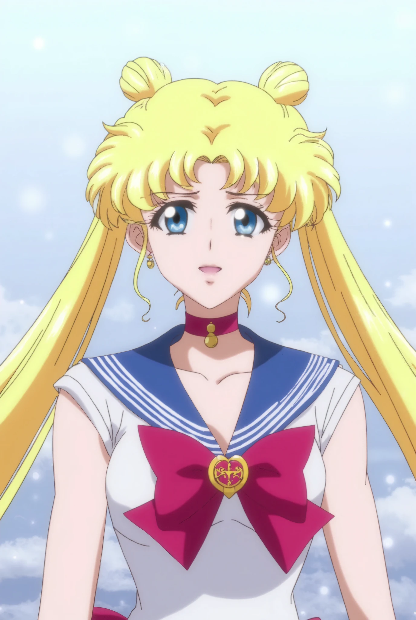 (masterpiece, Best quality:1.2),Sailor Moon， 1 girl, solitary
