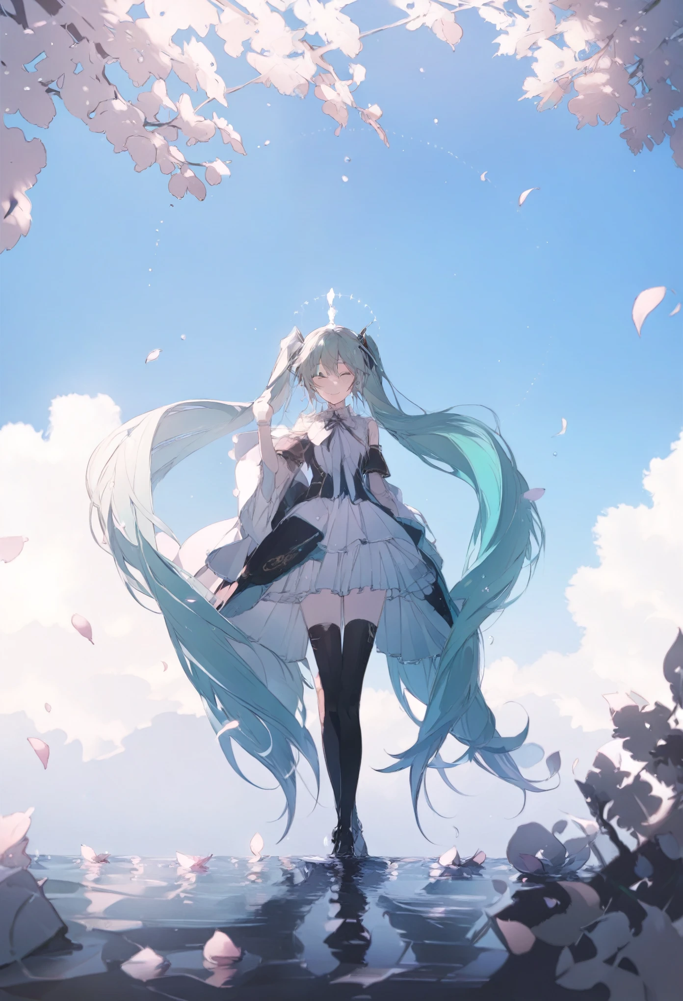 Future Hatsune,Peacock King,On the water
