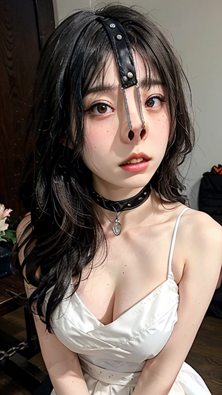 Fashion trendy beautiful and attractive woman, ,(Top quality realistic textured skin:1.4), fine eyes, detailed face, high quality eyes, focus the eyes clearly, nose and mouth,face focus, Super close up of face gentle and charming Chinese beautiful woman, delicate and sexy clavicle, attractive oval face, double eyelid, Smart peach blossom eyes, pink lips, small nose, bare shoulders, focus on face, close up of face, ultra high resolution, Super detailed, full body photo, Ultra thin and transparent,cinematic lighting,rim light,bob cut,Completely naked,(nsfw),(((全身Completely naked))),(((((nsfw))))),(((full body shot)))