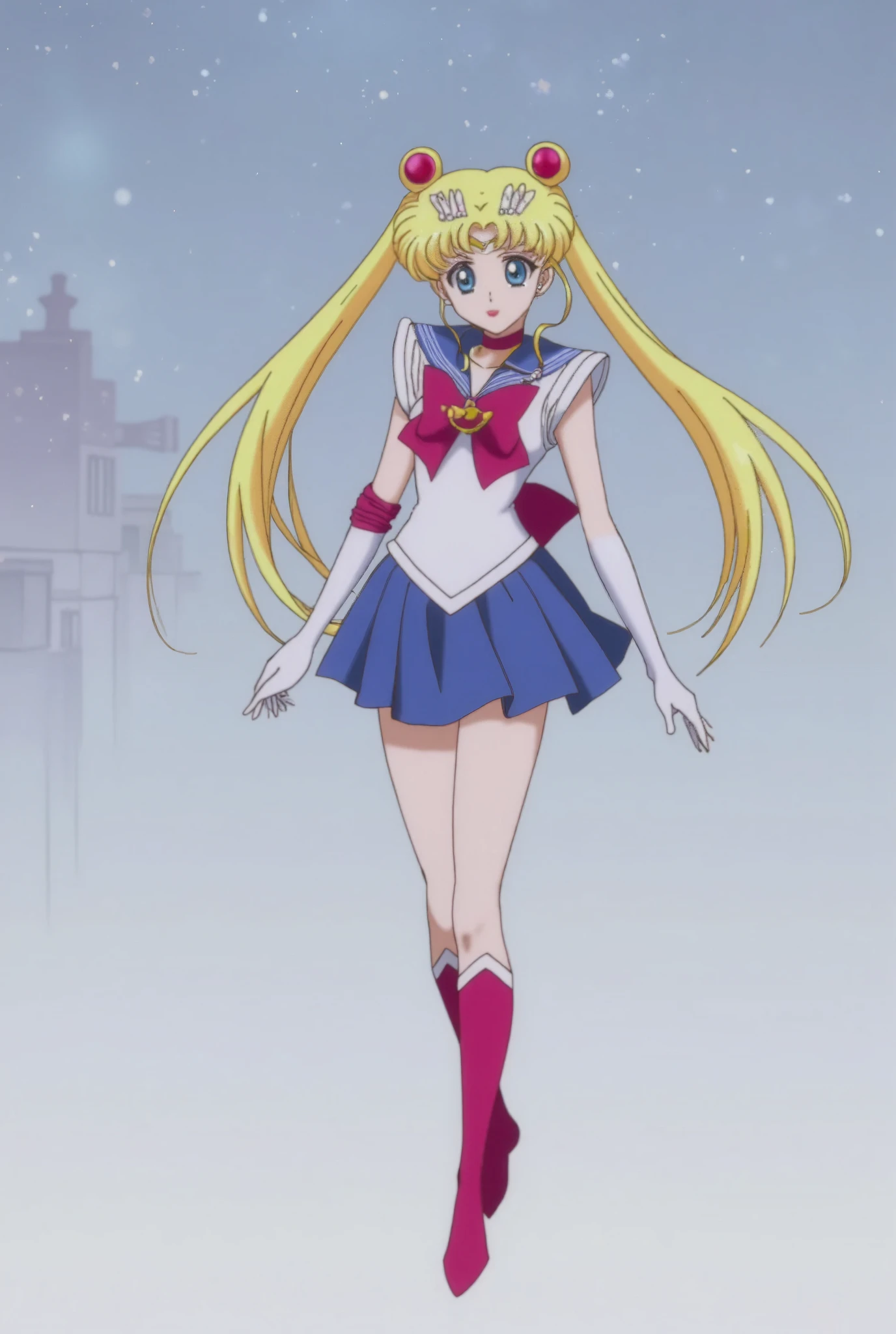 (masterpiece, Best quality:1.2),Sailor Moon， 1 girl, solitary
