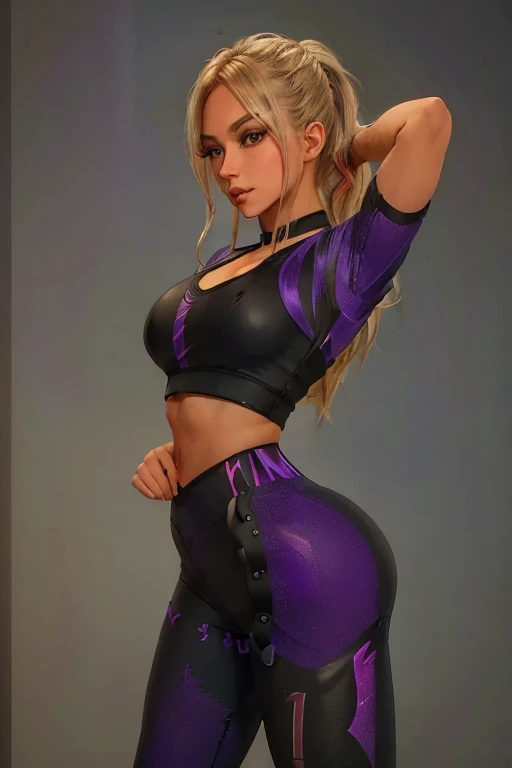 1girl,beautiful detailed eyes,beautiful detailed lips,extremely detailed face,gym,leggings,athletic wear,sporty,workout,exercise,fitness,dynamic pose,photorealistic,highly detailed,8k,masterpiece,cinematic lighting,vibrant colors,dramatic lighting, blonde hair