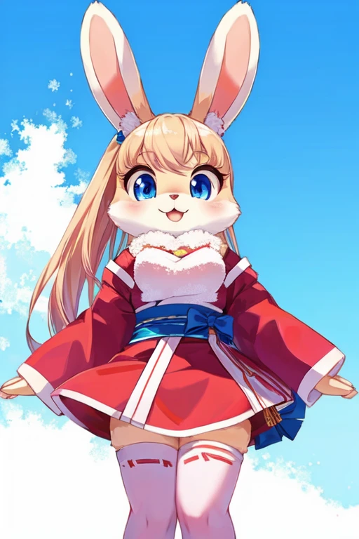  female furry sara rabbit Japanese mascot