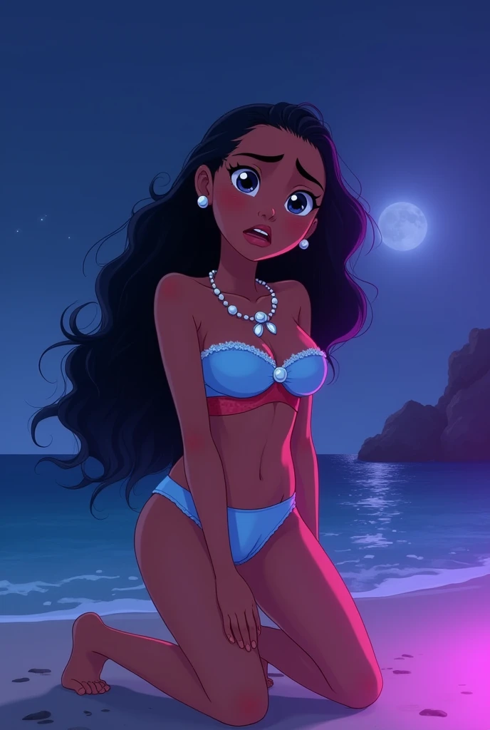 there is a woman in a bikini and colorful wig, epic 3 d oshun, black Princesa Africana, dark skin female deusa of love, stunning Princesa Africana, deusa. Detalhes extremamente altos, Princesa Africana, jovem mulher negra, mulher jovem negra, Rainha africana, sedutor. altamente detalhado, bela arte digital, 4k altamente detalhado digital art, beautiful deusa