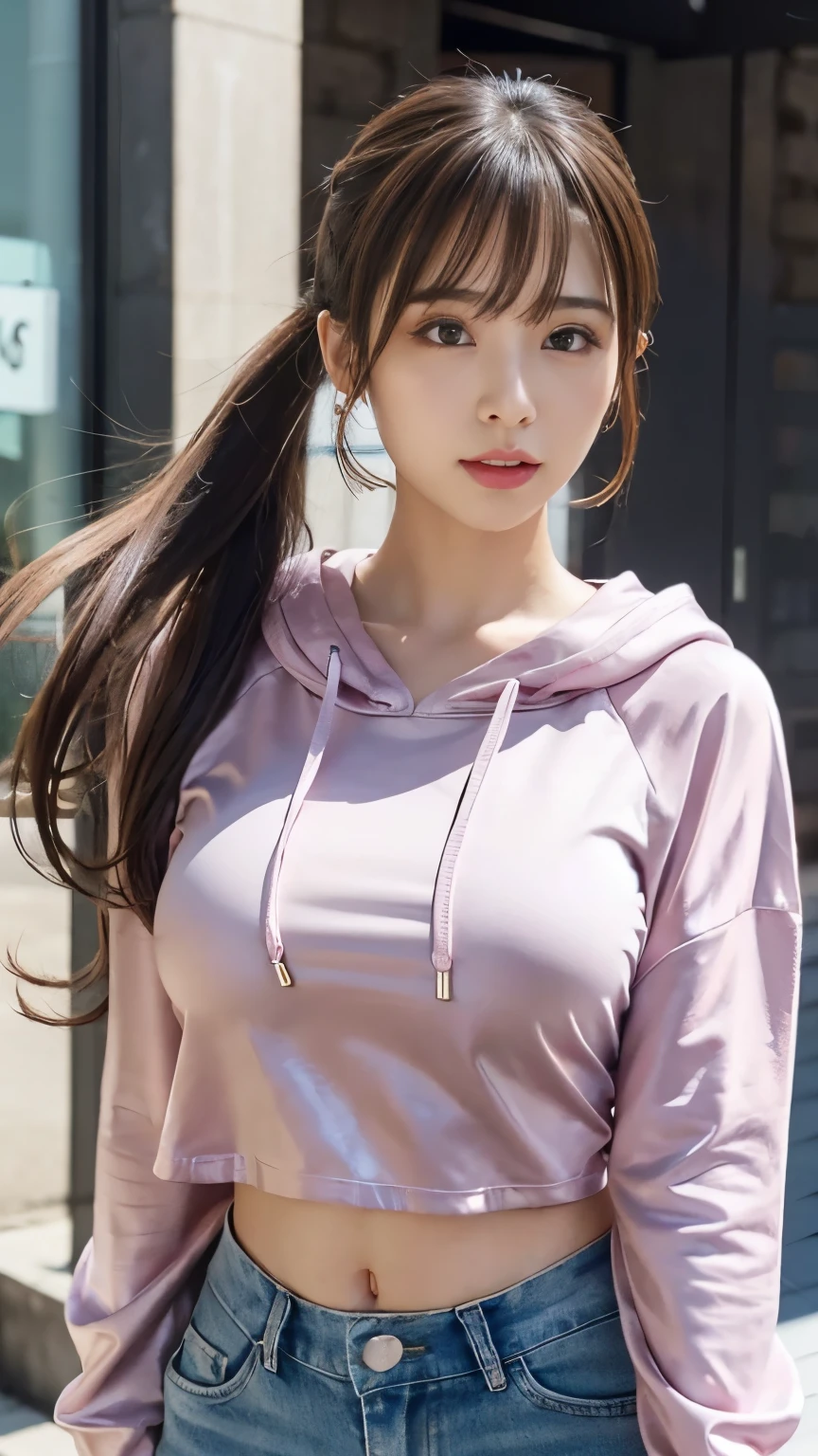 (((hoodie, shorts, undressing, undressing, taking off hoodie, blusher, blush))), ((photo from the side: 1.3, hands up, buttocks facing us)), pained expression, full body shot, toned abs, lower breasts, emphasizing thighs, white thighs, nice thighs, shining thighs, shiny legssoft thighs, shiny thighs, butt focus, ponytailBeautiful Back, (No Panties), High School, NSFW, 8k, RAW Photo: 1.2, (Best Quality: 1.4, Masterpiece: 1.4), Ultra Detail, Best Illustration, Ultra High Resolution, Portrait, Film Grain, 1girl, Depth of Field, Photorealistic: 1.4, Detailed Hair, Realistic Hair, Realistic Lighting, Realistic Shadows, Realistic Clothing, Realistic Skin, Natural Skin Texture, Portrait: 0.6, Light particles, Lens flare, Luminous particles: 0.6, Bokeh: 1.2, Big: 1.2, Ass: 1.2, Cute: 1.5, Professional Writing, Photon Mapping, Radiosity, Physically Based Rendering, Incredibly Absurd, Glossy Skin, Pale Skin: 1.2, pureerosface_v1: 0.7, Closeup: 1.1, Fair Skin: 1.1, Round Face: 1.5, Puffy Eyes, Purple Eyes, Double Eyelids, Egyosal: 1, Floating Hair, Makeup, Japan Girls