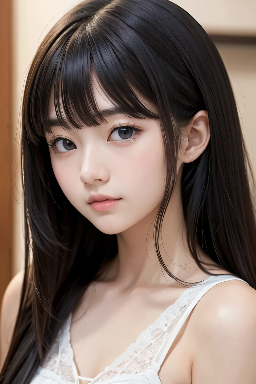 Best Quality,masterpiece,Very detailed、High resolution, Very detailed, Best Qualityの写真,Teen,Age 15,High school girl,Idol,beautiful girl, Long Hair, With bangs, Black Hair,Detailed eyes, Big Eyes,cute, Wearing a mask on his face, cute, cute日本人女性、Very delicate and beautiful face,,one&#39;s home, Hotel Rooms,Lie down in bed, Perfect dynamic composition((Wavy Hair:1.2)),Fair-skinned girl, kind,Junior high school students,(Kneel on the floor),Big Same, おPussy, Pussy, Nipples, I can see your panties,Slender thighs seen from the front, 18 years old, Data,Adorable , 美しいJunior high school students, Big Eyes, 美しいHigh school girl, Selfie, Personal photo shoot,Selfieの角度,Women&#39;s Room,indoor , (Red clothes), Pink underwear, High school girl（Hmmmm）,She smiles happily at me, colorful, Natural Hair