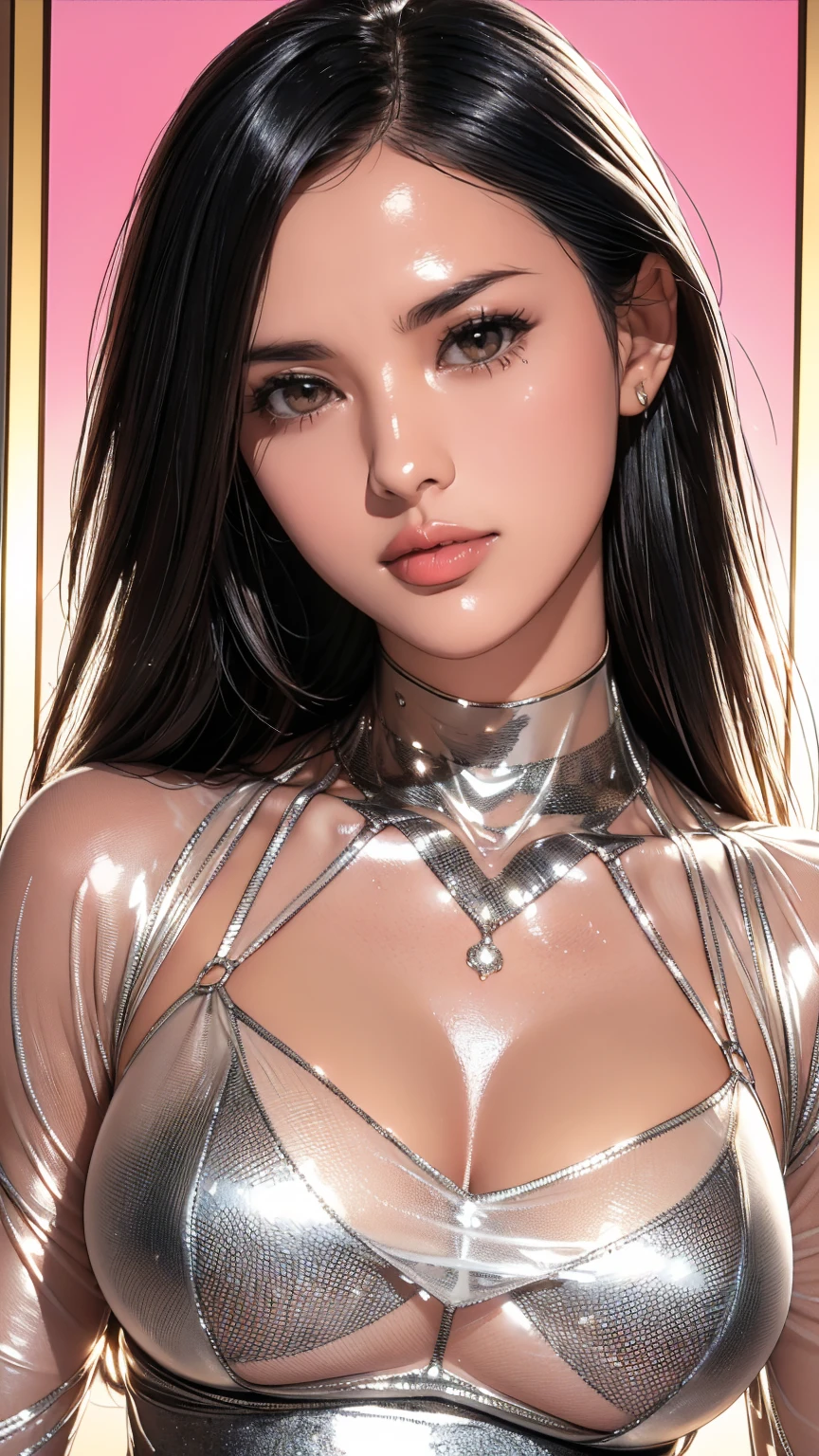 A closeup of a woman in a latex outfit posing, extremely detailed artgerm, style artgerm, artgerm. high détail, role model | artgerm, artgerm. anime illustration, artgerm detailed, artgerm on artstation pixiv, artgerm style, in the style artgerm, artgerm lau