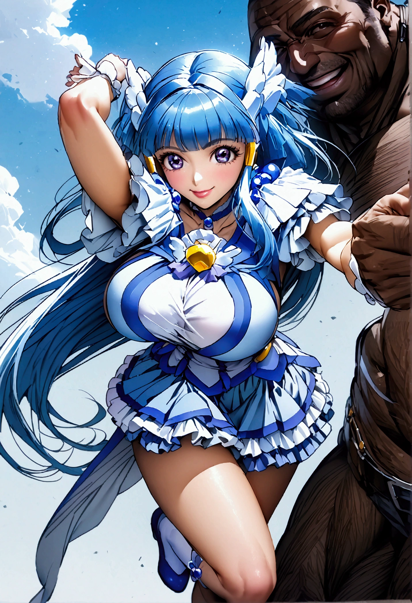 (((((Cure Beauty)))))、(Blue Hair)、(Long Hair)、(Blue PreCure Outfit)、(((((Big big breasts)))))、(smile)、((blue sky))、((A lot of black men))、{{{Let me me me me me me me me me me me me&#39;Let me me me me me me me me me me me&#39;Let me me me me me me me me me me&#39;Let me me me me me me me me me&#39;Let me me me me me me me me&#39;Let me me me me me me me&#39;Let me me me me me me&#39;Let me me me me me&#39;Let me me me me&#39;Let me me me&#39;Let me me&#39;Let me&#39;Let&#39;s take a closer look}}}、{{{masterpiece}}}, {{{Best Quality}}}, {{ultra-detailed}}, {{shape}}, {{{very delicate and beautiful}}},{{extremely detailed CG}}、{{unity 8k portrait}}、{{Fabric Shading}}、{{super detailed skin}}、{{Perfect Anatomy}}、{{detailed}}、{{moving lighting}}、{{{beautiful detailed eyes}}}、{{{beautiful detailed Face}}}、{{{Realistic, RAW Photos}}}、{{{Highly detailed textures}}}、(Perfect Face)、(非常にdetailedな顔)、(Perfect Eyes)、(Highlights)、(Perfect Legs)、(Perfect breasts)、(Perfect pose)、(Perfect body)、