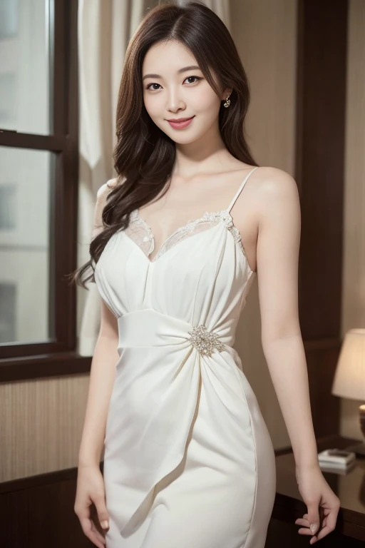 ((upper nude)),((Waist-up nude)), ((big breasts)), ((big breasts)),((wearing necklace)),((naked)),((Waist-up nudes)),((Waist-up nude)),(hairless_pussy)), wavy hair, brown hair, a 25 years woman, ((white aodai)),white weddingsdress, ((upper body)),mini pleated skirt