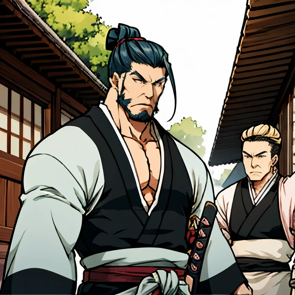 samurai、Lord、male、Topknot　Beard、Japanese