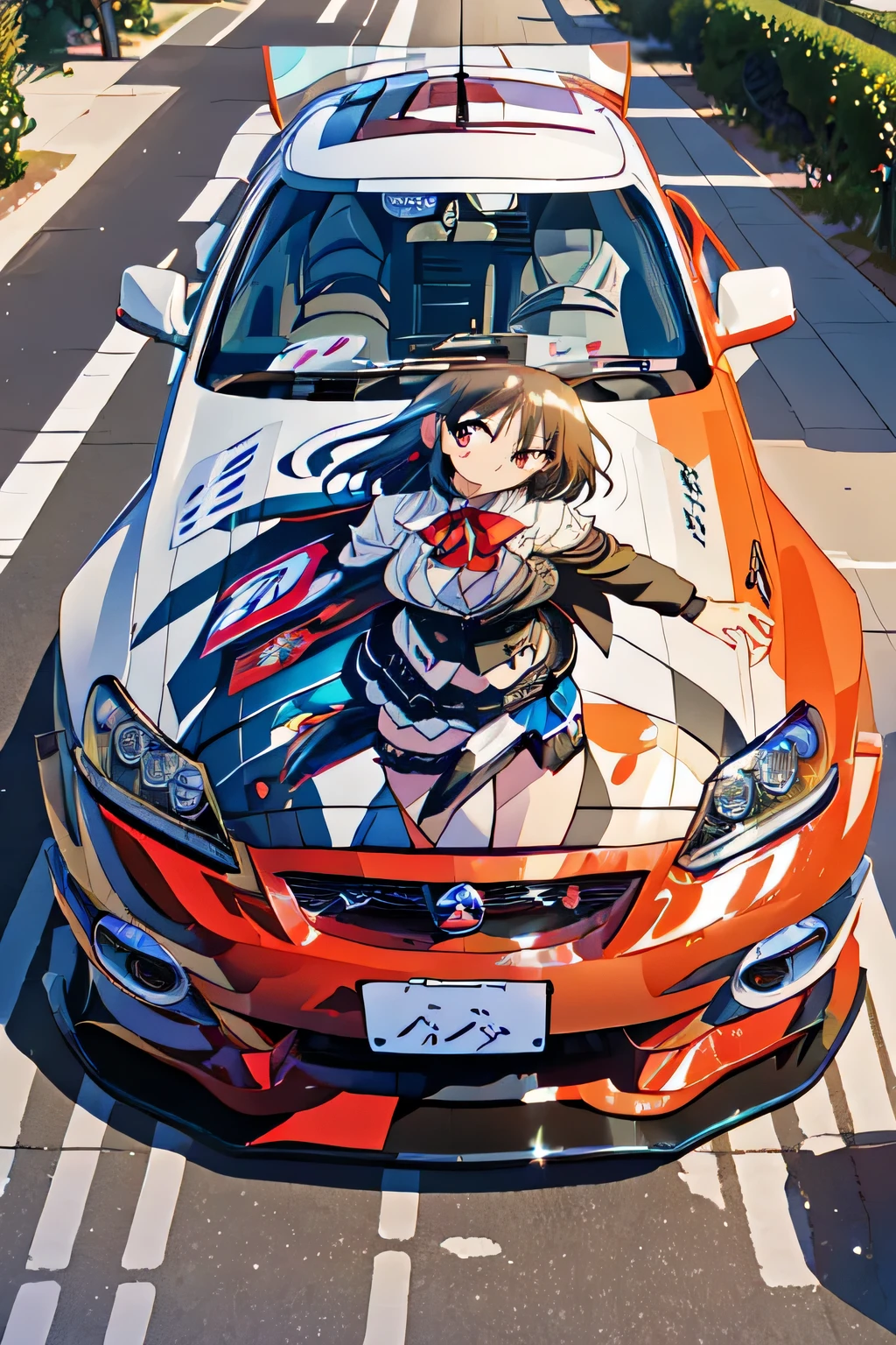 Best Quality, masterpiece, itasha,  Mizuki Akiyama