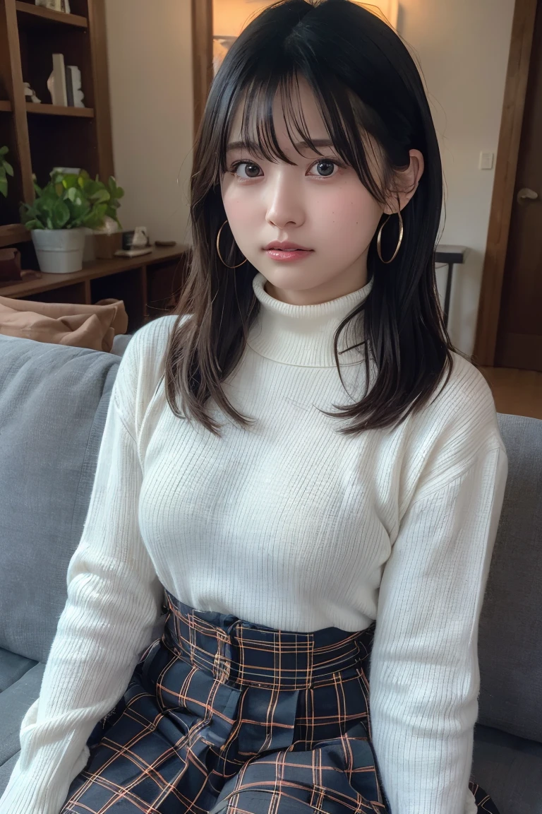 One girl, Young. The background is my room