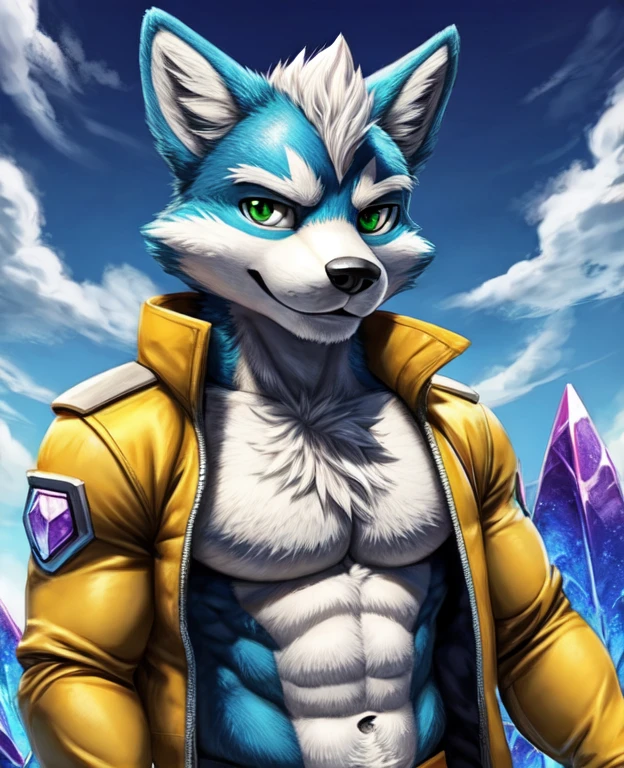 cinematic lighting, detailed background, depth of field, solo, slim, perfect anatomy, (best quality, ultra detailed, sharp:1.3), masterpiece, 8k, 4k, solo, ((hyper realistic)), seductive, natural lighting, beautiful face, nsfw, by chunie, seductive pose,(detailed fur), naughty face, penis, balls, extremely detailed fur, detailed penis, dark background, muscular male, ((chunie)), detailed eyes, standing, big penis, fox, Fox McCloud from Star Fox, Fox mccloud, nude