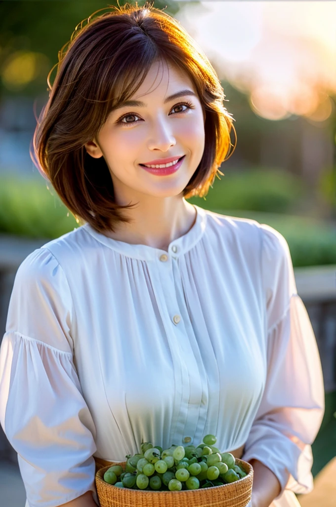 (Random Nationality):1.5, masterpiece, highest quality, 8k, 20th Generation, (Large Breasts:1.2), cute, alone, sad, close, cute, Girlish, Delicate girl, Pure beauty,  RAW Photos, Professional photography, Portraiture, Soft Light, Professional Lighting, Backlight, Upper Body, avert your eyes, Sophisticated, Film Grain, (Eyes and facial details:1.0), Beautiful straight hair, Medium length hair swaying in the wind, Silk blouse,
