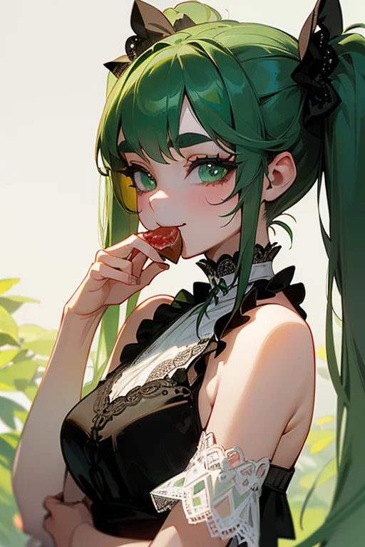 (masterpiece, best quality:1.1),
masterpiece, best quality, A girl eating raw summer vegetables, eggplant and tomatoes and cucumbers,great joy,Heart,in kichen,BREAK (,detailed face,(darkblue wavy-short hair),parallel eyebrows,middle small breasts),shiny skin,