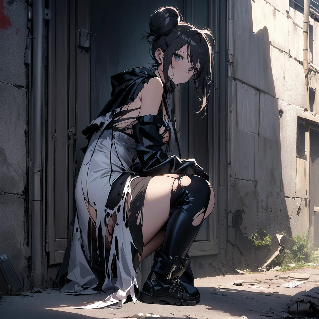 (being restrained)