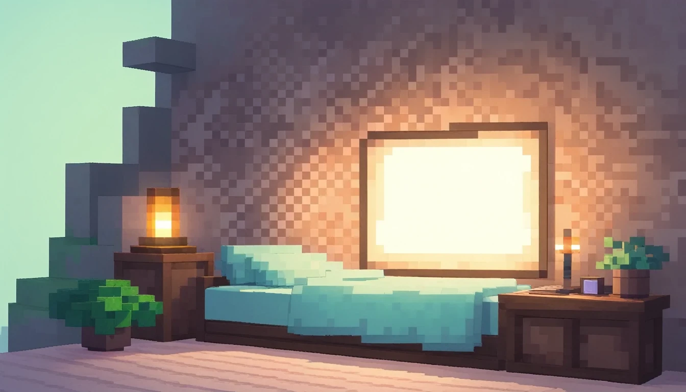 Minecraft , Lofi Cozy ,minimal ,Cute