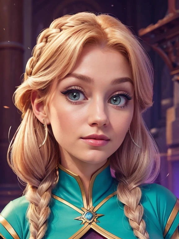 (ethereal fantasy concept art, magnificent, celestial, ethereal, painterly, epic, majestic, magical, fantasy art, cover art, dreamy:1.15), <lora:sd15_locon_AnnieSchroeter_24_v1-000008:.9> AnnieSchroeter, focus on eyes, close up on face, huge smile, hair styled as multi-braid hair,