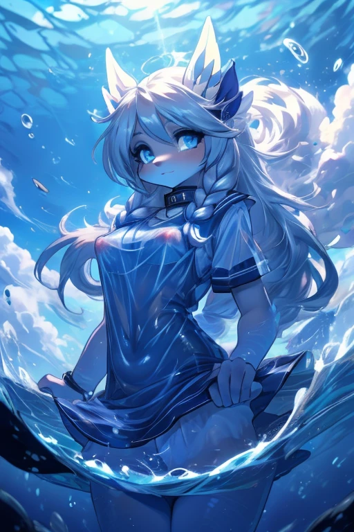 (See-through:1.5), Masterpiece, Best Quality, Ultra High Definition, Maximum Resolution, Very Detailed, Clean Skin, Anime, Full Body, Slender, Very Cute, Face, 14 Ye, Nipple See-through, Open, Vaginal Opening Visible, Labia Minora, White Liquid, Lying Down, Wide Open Legs, Open Knees, Raised Legs, Flipping Clothes With Hands, Twisting Clothes With Hands, Red Eyes, Semi-Long Hair , Silver hair, Braid, White clothes, Rabbit ears, Bunny girl, Knee socks, Semi-undressing, Wet clothes, Wet body, Thin skin clothes, Clothes with visible chest tips, sweat, Lower breasts, Embarrassing, Blushing, Smile, Show off, cleavage, crotch shows through