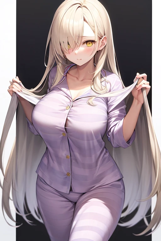 1girl, girl_on_top, straddling, sit astride, spread_legs, squatting, (leaning forward:1.3), BREAK, Transcendently Beautiful Girl, (beautifully detailed eyes), gals, (dark skin:1.1), (long Blonde Hair Pink Gradient Hair), flat_chest, huge_breasts, wide_hips, Open your mouth and laugh smile, long eyelashes, makeup, BREAK, short sleeve, (shirt dress), (esthetician uniforms:1.3), (Oleavage cutout), (open shirt), (oil skin), (shiny skin), BREAK, (Private esthetic room, in beauty salon, on bed:1.1), (Many bottles of aroma oil:1.0), (many brown towels:1.2), BREAK, dark room, indirect lighting, (night:1.3),