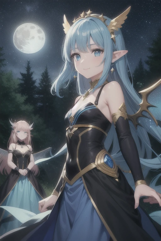 Anime girl with blue and white hair holding a sword, alluring Elfの姫騎士, 2. 5 d cgi Anime fantasy artwork, Fantasy-style anime, Elfの姫騎士, Anime fantasy illustration, crisp clear Roleplaying Portraiture, Elfの少女, Detailed digital anime art, Anime fantasy artwork, Elf, Digital anime illustration, Roleplaying artwork, Highly detailed official artwork, Roleplaying_Portraiture