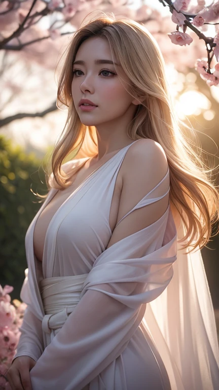 (8k, RAW photo, best quality, masterpiece: 1.2), (realistic, photorealistic: 1.37), 1 girl, tight, viscous pale colored dress, flowing pale pastel skirt sexy, photogenic pose