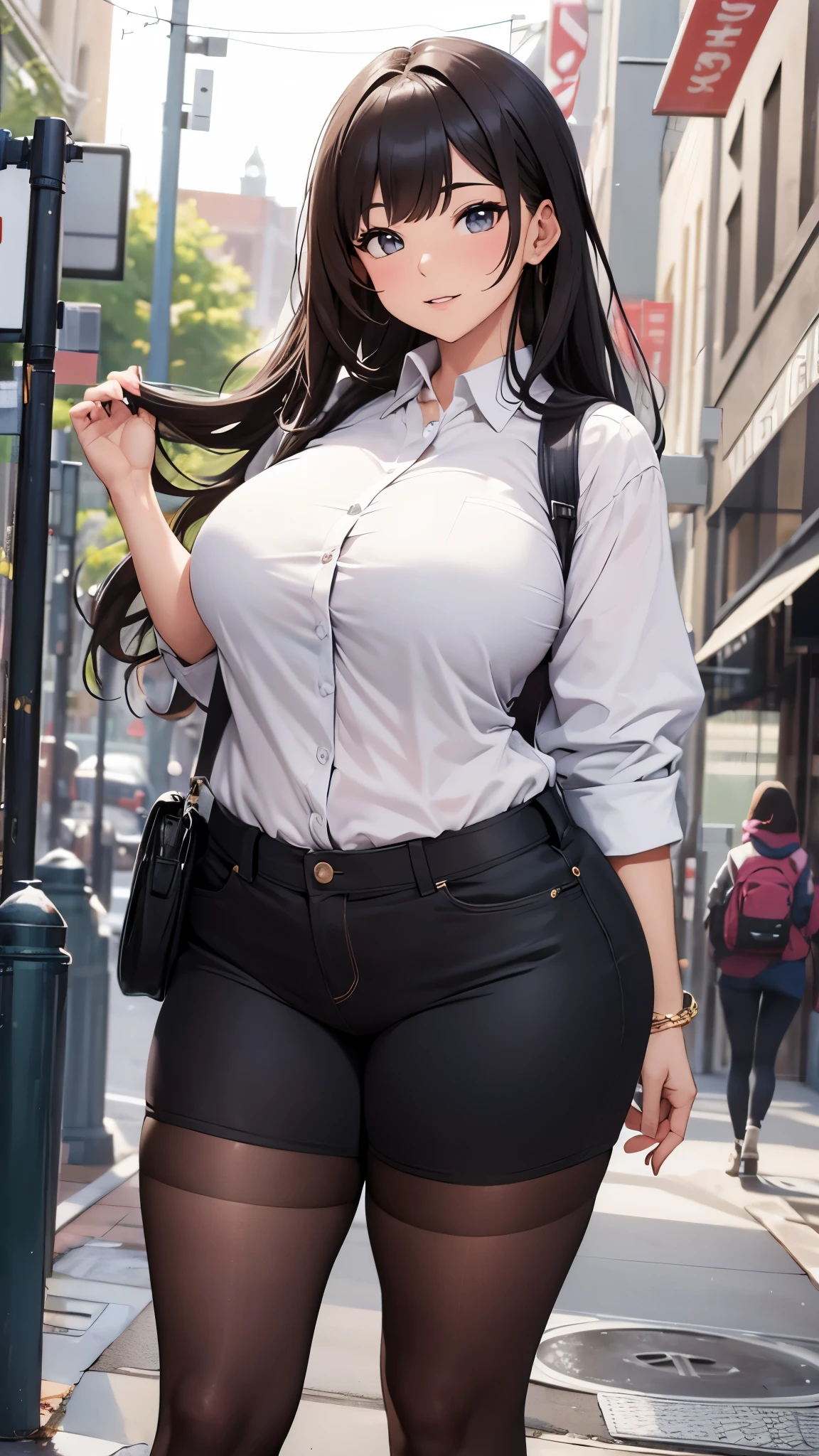 1 plump girl, Ada&#39;s beautiful cowboy photos, looking at viewert, Red robe, Black hair color, Be red in the face, Short hair details, Sports night, Volumetriclighting, Best quality at best, tmasterpiece, Complicated details, color map, Focus sharp, ultra - detailed, Hot topics on artstation, Chopping, Actual whole body, big assa, elegant evening gowns