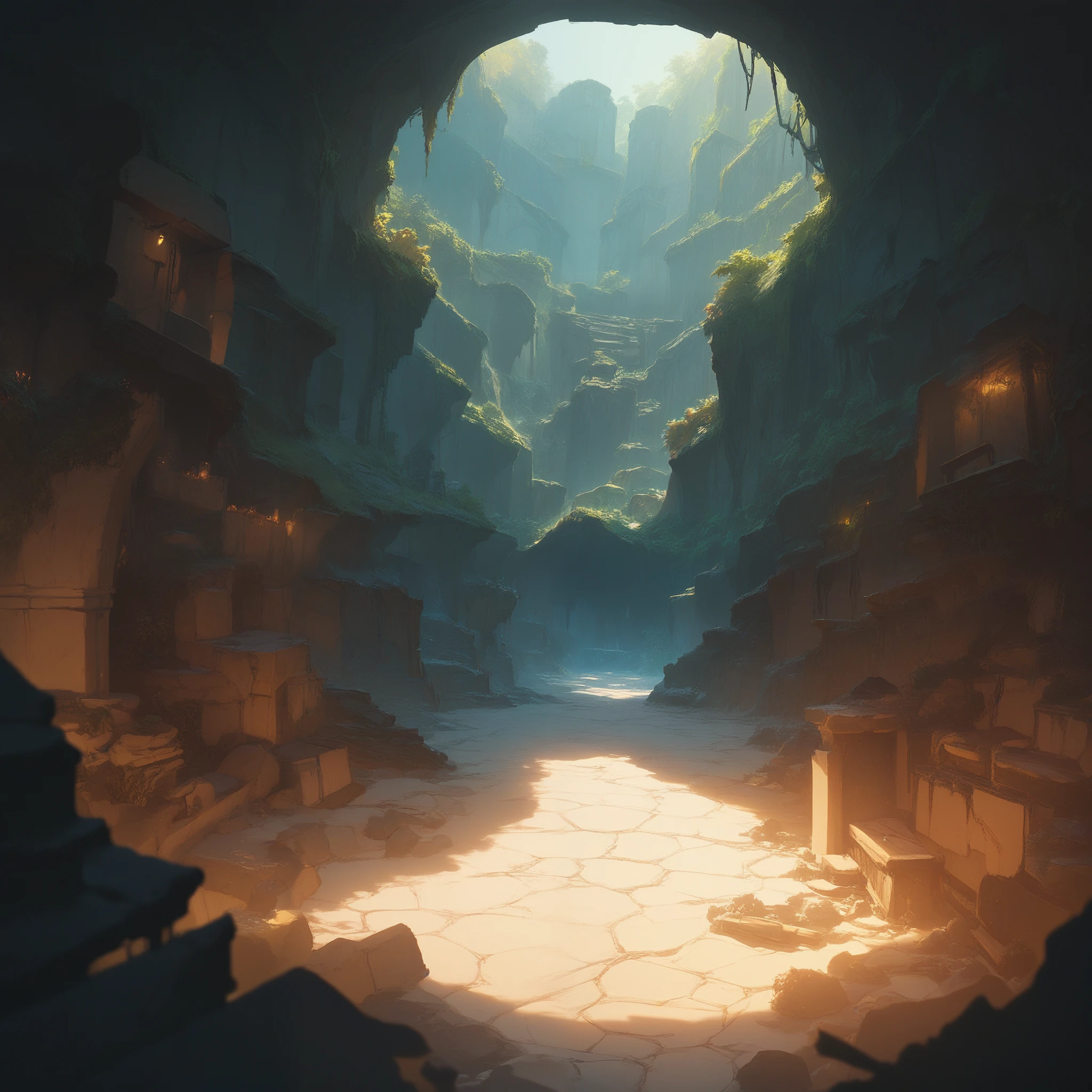 dungeon, cavern