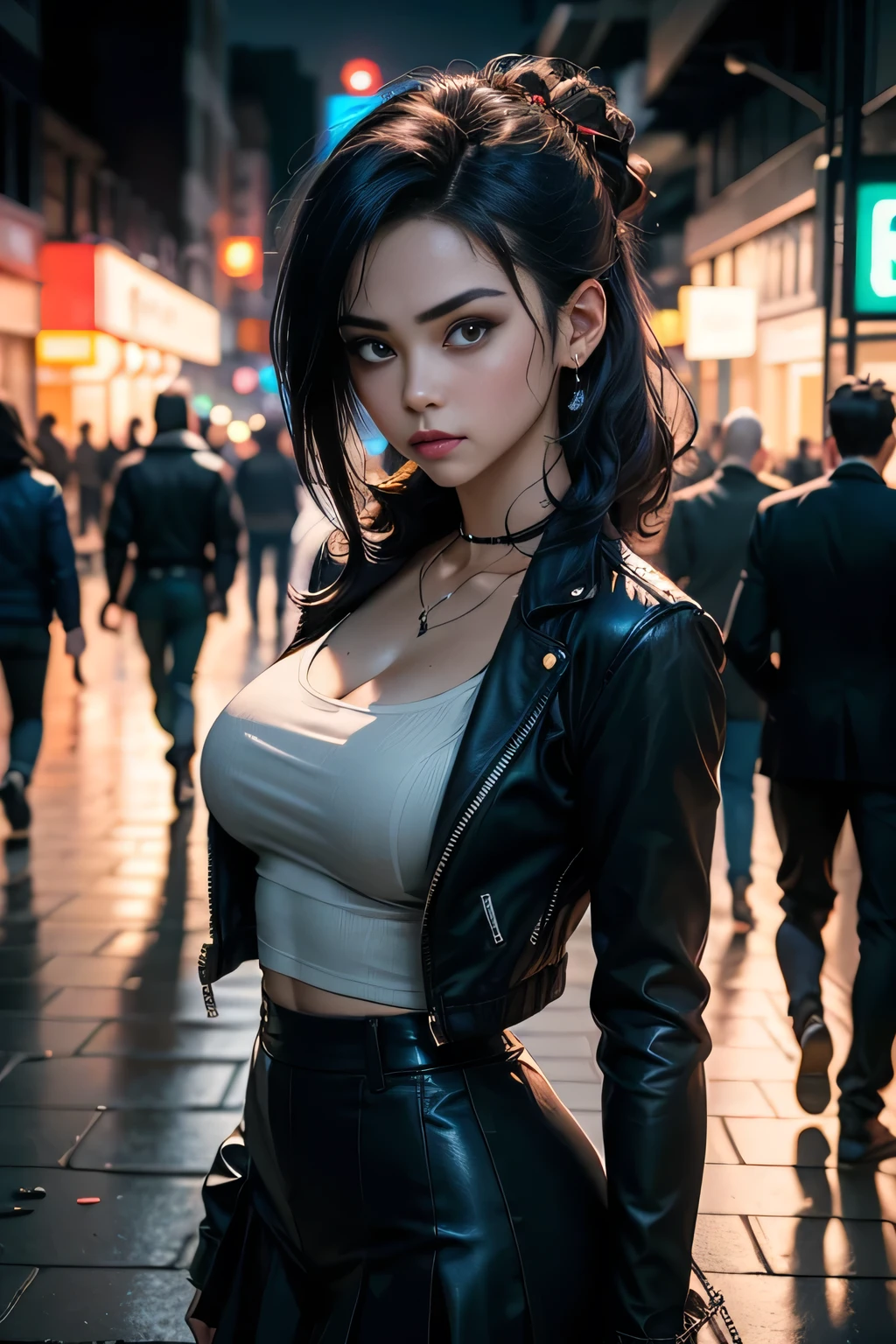 Realiy,Beautuful Women, plumw,the street,The upper part of the body --auto