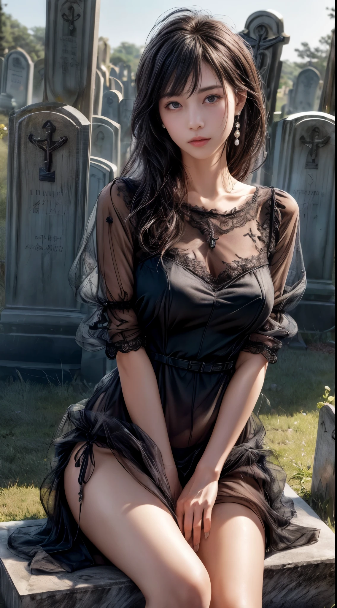 photo realistic:1.4, (masterpiece:1.2, best quality), (highly detailed:1.3), realistic, realistic details, detailed, 1 girl, solo, dynamic pose, sexy pose, narrow waist, full body, cowboy shot,
shot with a Nikon D850 SLRQ with a 105mm lens at aperture of F/ 1.8 for shallow depth of field, cinematic,
(pureerosface_v1:0.5) , (ulzzang-6500-v1.1:0.5), <lora:add_detail:1>, <lora:tiaraaurellie_v3:0.4>, <lora:GirlfriendMix_v1_v20:0.4> <lora:yurisaLora_v40:0.2>
(Absurdres:1.2), 1 girl, Realistic Skin, Solo,( Big Eyes,beautiful detailed eyes, symmetric eyes,),Close Up,
smaller head, beautiful face, shaded face, smaller face, close-up, 1girl, large breasts, absurdly long hair,
<lora:ghostdom_20230621222536:1> white hair:2,dark theme,ghostdom,night,backlight,masterpiece,best quality,photorealistic:1.2,(fractal art:1.3),1girl,slender body,shiny skin,(zentangle, mandala, tangle, entangle:1.2),(floating colorful sparkles),expressive brush strokes, Swirling,elegant,brutalist,vivid colours, romanticism,(wide-angle lens,Panoramic:1.2),(dynamic pose),(dynamic angle:1.4),Chinese style, GHOSTDOM, NIGHT, BACKLIGHT, mountain, stairs, skeleton, candle, church, stained glass,