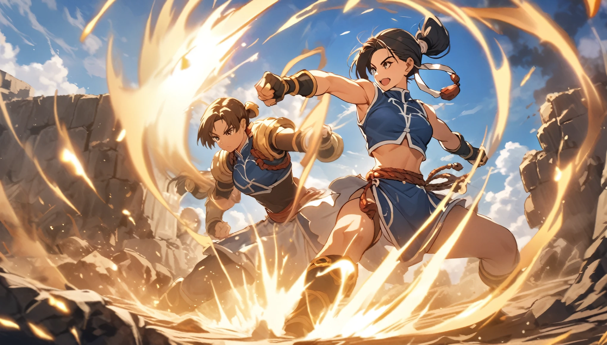 Chunli,Combat skills, combat effectiveness, perseverance, courage, story, protagonist