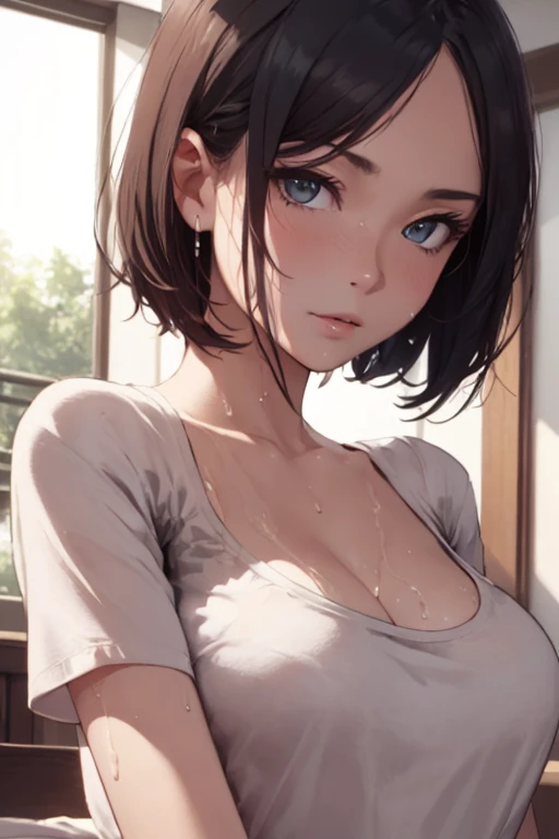 (Full body,, (masterpiece:1.2, highest quality), (Realistic, photoRealistic:1.4), Beautiful illustrations, (Natural Side Lighting, Cinema Lighting), Written boundary depth, Looking at the audience, Sexually inviting pose, Random pose, Spread your legs wide, Opening the genitals to show, Sitting with legs apart in M-shape,(Face Focus, Upper Body), Front view, 1 girl, English, high school girl, , Perfect Face, naked, Excited, Sexually inviting facial expression , Sharp contours, Long Hair, Black Hair, Your cheeks are very red, Very red nose, slender, My chest is visible, abnormally large breasts, Large saggy breasts, Nipples are visible, Nipples are erect , pretty pink nipples, Genitals are visible, Pink genitals, Prominent genitalia, mucus dripping from the genitals,左右対称の可愛い顔, Shiny skin, Asymmetrical bangs, Big eyes, Droopy eyes, long eyelashes chest), thin, Beautiful Hair, Beautiful Face, Beautiful and beautiful eyes, Beautiful clavicle, Beautiful body, Beautiful breasts, Beautiful thighs, Beautiful legs, Beautiful fingers, naked, Excited, Sexually inviting facial expression , Sharp contours, short hair, Black Hair, Your cheeks are very red, Very red nose, slender, My chest is visible, abnormally large breasts, Large saggy breasts,Nipples are visible, Nipples are erect , pretty pink nipples, Genitals are visible, Pink genitals, Prominent genitalia, mucus dripping from the genitals,, Sexually inviting pose, Random pose, Spread your legs wide, Opening the genitals to show, Sitting with legs apart in M-shape,,(smile, Superior, Open your mouth),